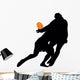 Football Silhouette Wall Decal