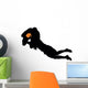 Football Silhouette Wall Decal