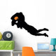 Football Silhouette Wall Decal