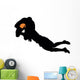 Football Silhouette Wall Decal