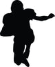 Football Silhouette Wall Decal