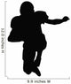 Football Silhouette Wall Decal