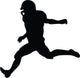 Football Silhouette Wall Decal