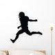 Football Silhouette Wall Decal