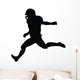 Football Silhouette Wall Decal