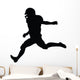 Football Silhouette Wall Decal