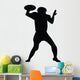 Quarterback Football Silhouette Wall Decal