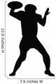 Quarterback Football Silhouette Wall Decal