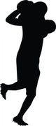 Football Silhouette Wall Decal