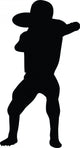 Football Silhouette Wall Decal