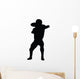 Football Silhouette Wall Decal