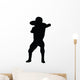 Football Silhouette Wall Decal