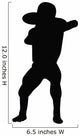 Football Silhouette Wall Decal
