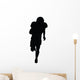 Football Silhouette Wall Decal