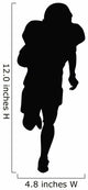 Football Silhouette Wall Decal