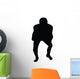 Football Silhouette Wall Decal