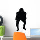 Football Silhouette Wall Decal