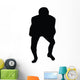 Football Silhouette Wall Decal