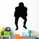Football Silhouette Wall Decal