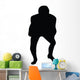 Football Silhouette Wall Decal