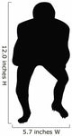 Football Silhouette Wall Decal