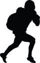 Football Silhouette Wall Decal