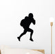Football Silhouette Wall Decal