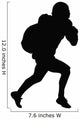 Football Silhouette Wall Decal