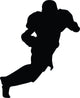 Football Silhouette Wall Decal