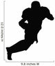Football Silhouette Wall Decal