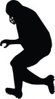 Football Silhouette Wall Decal