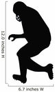 Football Silhouette Wall Decal