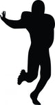 Football Silhouette Wall Decal