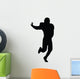Football Silhouette Wall Decal