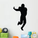Football Silhouette Wall Decal