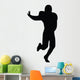 Football Silhouette Wall Decal