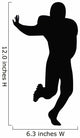 Football Silhouette Wall Decal