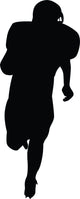 Running Back Football Silhouette Wall Decal