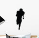 Running Back Football Silhouette Wall Decal
