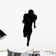Running Back Football Silhouette Wall Decal