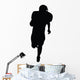 Running Back Football Silhouette Wall Decal