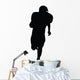 Running Back Football Silhouette Wall Decal