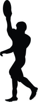 Football Silhouette Wall Decal
