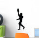 Football Silhouette Wall Decal