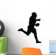Football Silhouette Wall Decal