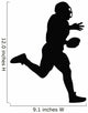 Football Silhouette Wall Decal