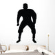 Football Silhouette Wall Decal