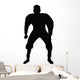 Football Silhouette Wall Decal