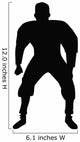 Football Silhouette Wall Decal