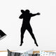 Football Silhouette Wall Decal